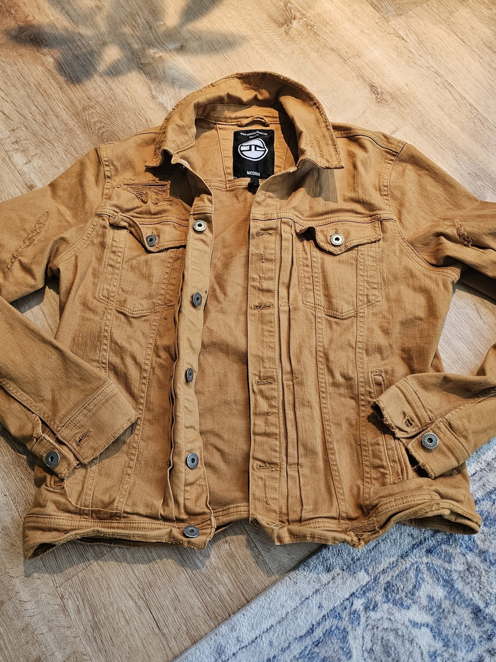 Jordan Craig Men's Tan Denim Jacket